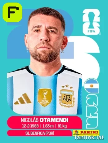 ARG 5 Nicolas Otamendi