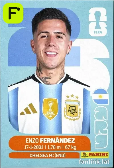 ARG 8 Enzo Fernandez