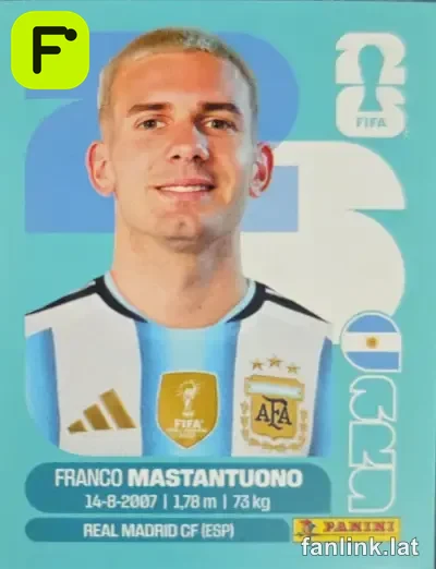 ARG 15 Franco Mastantuono