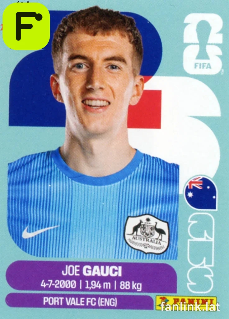 AUS 3 Joe Gauci