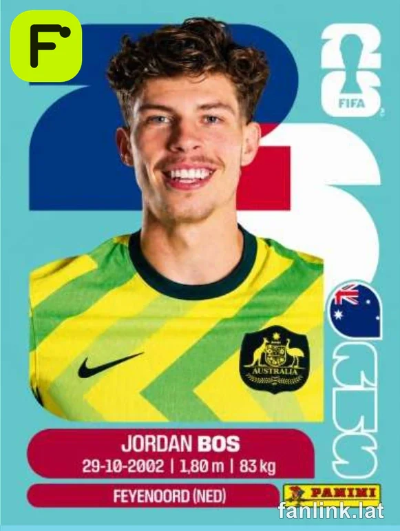 AUS 6 Jordan Bos