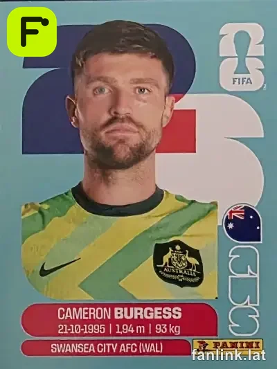 AUS 8 Cameron Burgess