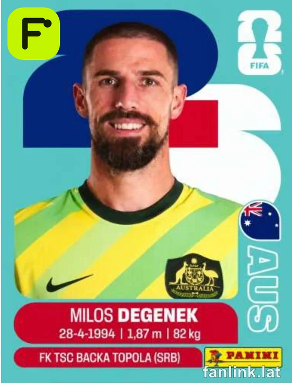 AUS 10 Milos Degenek