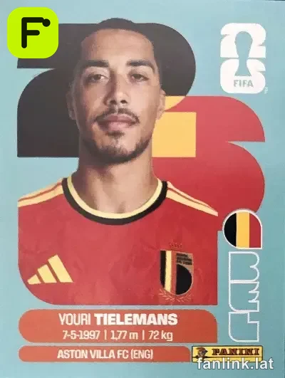 BEL 9 Youri Tielemans
