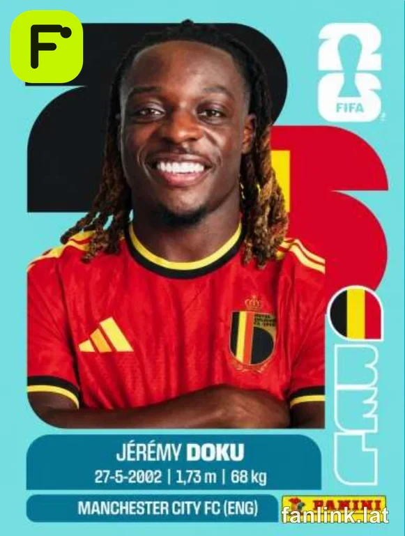 BEL 16 Jérémy Doku