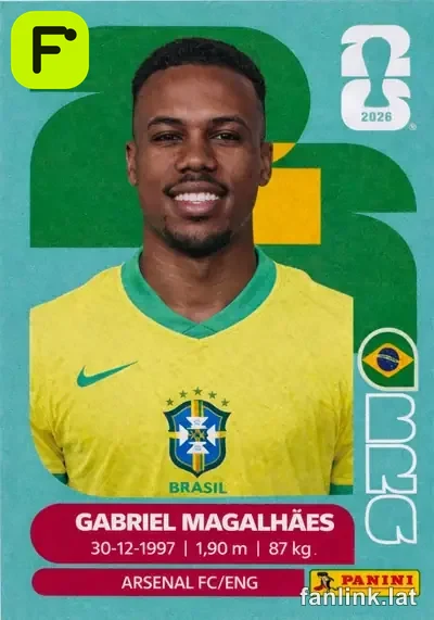 BRA 6 Gabriel Magalhães