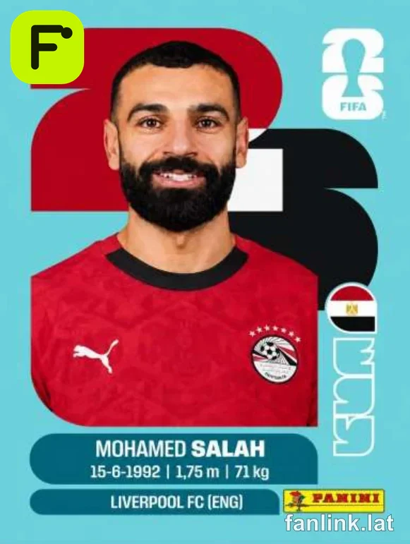EGY 17 Mohamed Salah