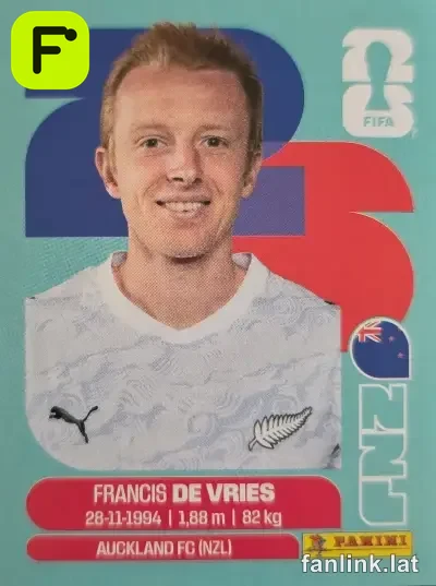 NZL 8 Francis de Vries