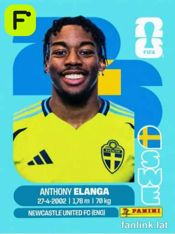 SWE 18 Anthony Elanga