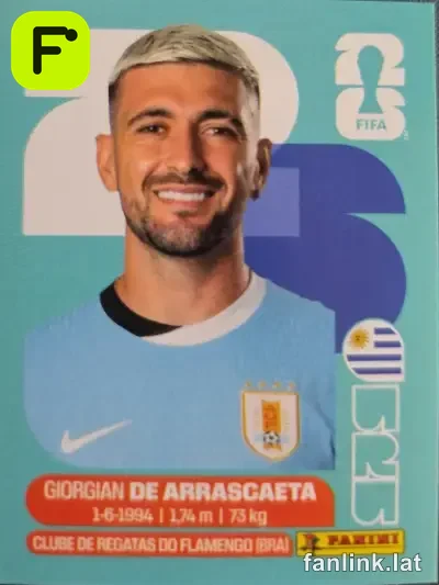 URU 11 Giorgian De Arrascaeta