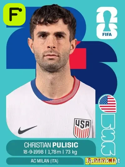 USA 16 Christian Pulisic