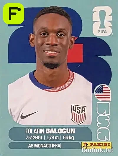 USA 20 Folarin Balogun